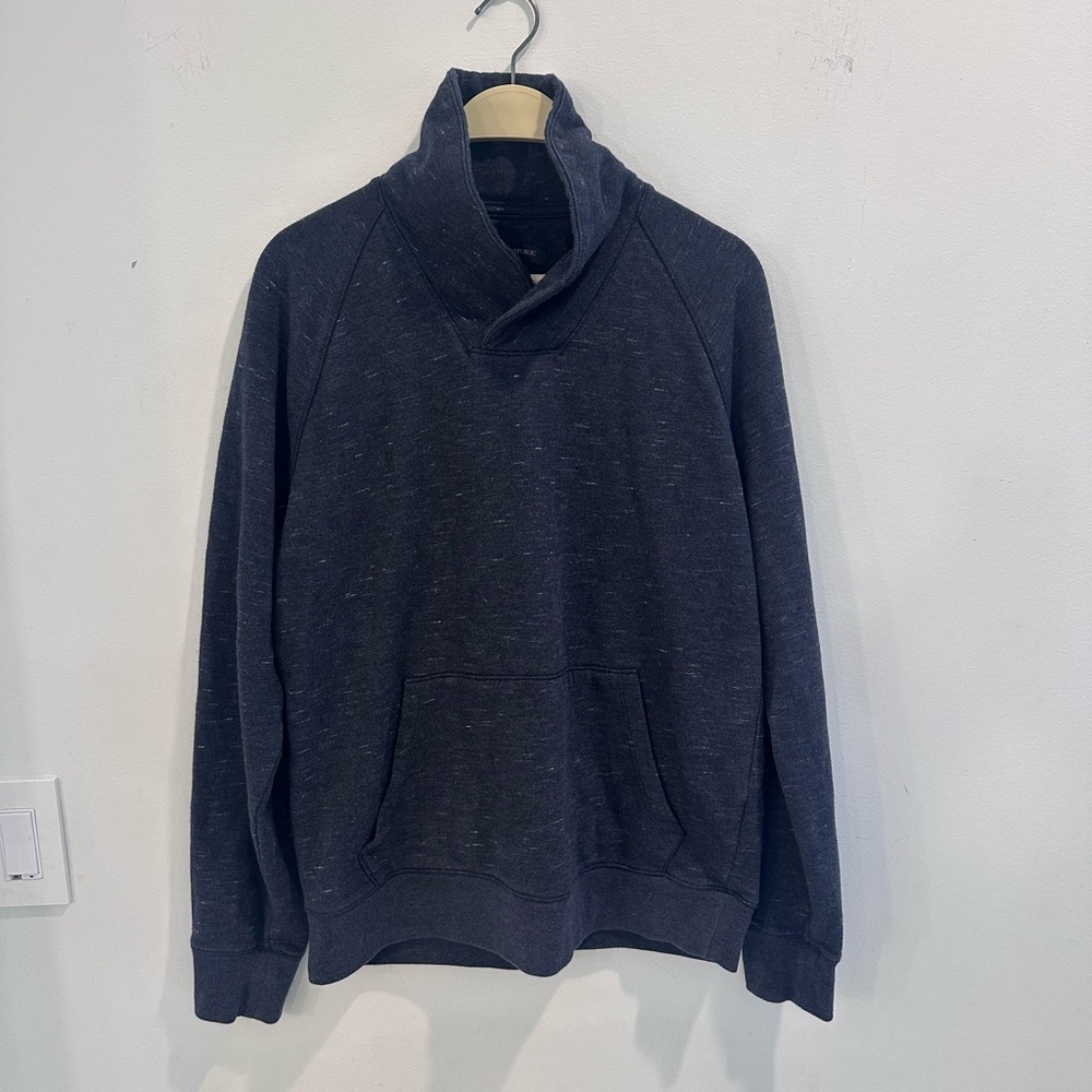 Banana Republic Navy Blue mock neck pullover